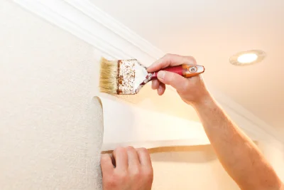 Pose de papier peint à Bozel — revêtements muraux et toiles de verre